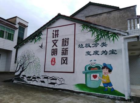 保康墙绘是现在流行的墙体广告
