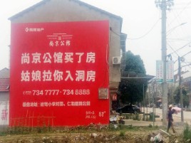 保康墙体广告在乡镇、农村市场的媒体优势